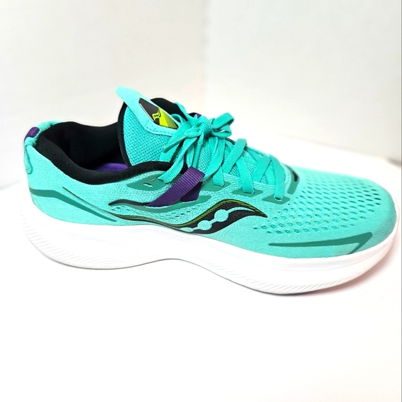 Saucony PWC Run Ride Fifteen Women's 9 Mint/Acid - Picture 9 of 14